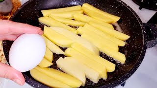 Habt ihr Kartoffeln und Eier zu Hause Köstliches und einfaches Abendessen, schnell zubereitet ist!