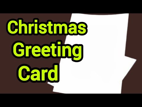 Christmas Card Making Ideas | Christmas Card Making With White Paper-Christmas Card Drawing For Kids