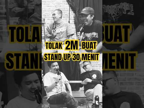 Aloy tolak tawaran 2 miliyar cuma di suruh stand up 30 menit #aloy #kingaloy