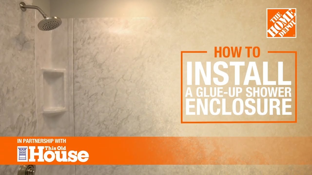 How to Install a Glue-Up Shower Enclosure