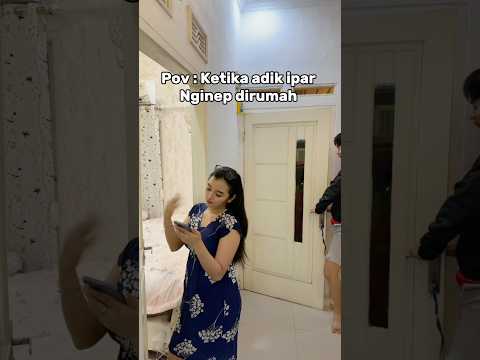 Akibat nginep dirumah kemabaran #aaziz #funny