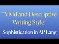 Improving Writing and Rhetoric Skills