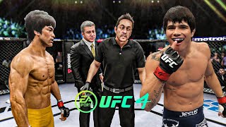 Bruce Lee vs Erick Silva   EA Sports UFC 4   Epic Fight 🔥🐲