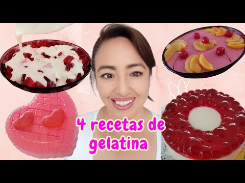 4 gelatinas para festejar el 14 de febrero