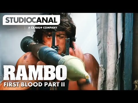 The Boat Fight | Rambo: First Blood Part II with Sylvester Stallone