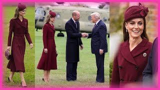 Princess Catherine Shines in Maroon for key Trump State Visit Role