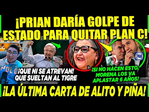 AMLO ¡PRIAN PLANEA GOLPE DE ESTADO! PARA QUITAR PLAN C ¡Y AYUDAR A JUECES! NORMA PIÑA ALITO HOY