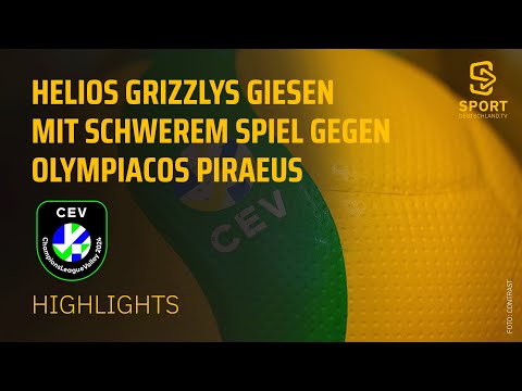 Olympiacos PIRAEUS vs. Helios Grizzlys GIESEN | Highlights - CL Männer | SDTV Volleyball