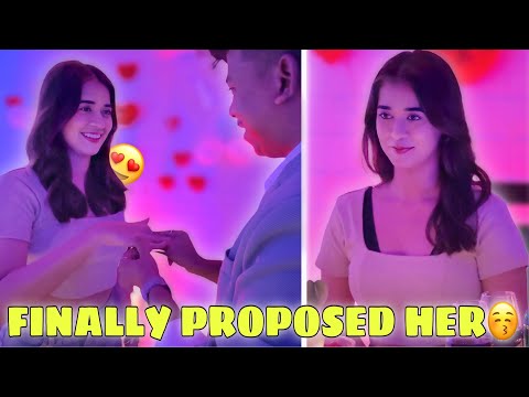 FINALLY PROPOSED HER 😍 | @rameshmaity0 @RakshikaJaisingh