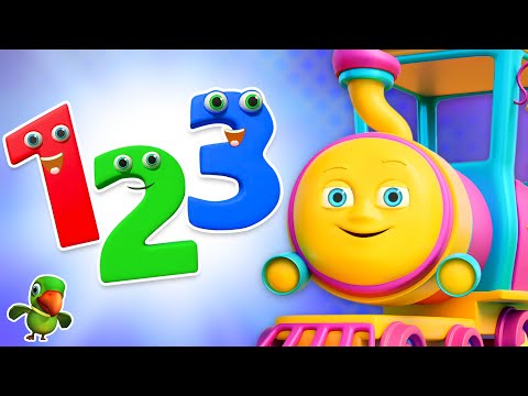 Number Song for Kids, गिनती हिंदी में, Educational Videos for Kids by Huffy Puffy Train in Hind