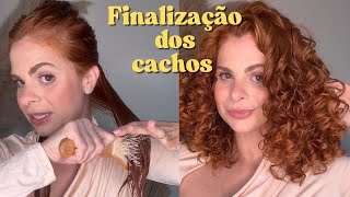 Finalização dos cachos pra ter um ótimo day after