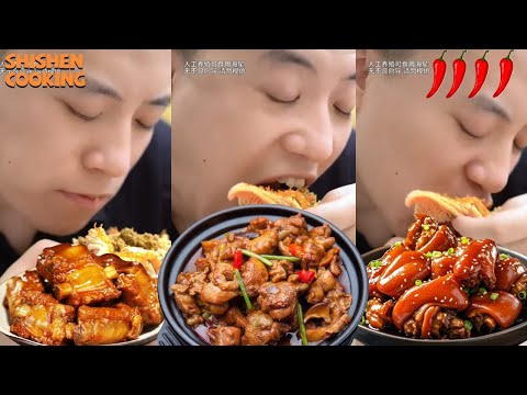 Village Funny Mukbang ｜Grilled Stone Food ｜Wild Cooking ｜Cooking And Eating Special Food Collection