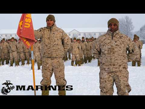 U.S. Marine Corps. Large-scale winter military training in Japan.