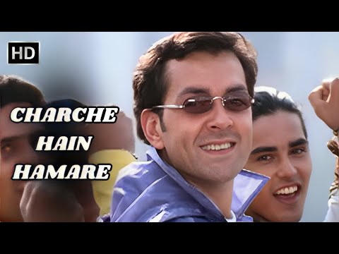 Charche Hain Hamare | Udit Narayan | Bobby Deol, Karisma Kapoor | Aashiq (2001)