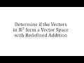 Vector Addition Properties and Definitions