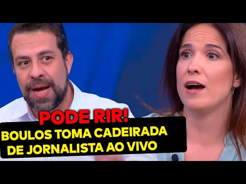 PODE RIR: Boulos toma CADEIRADA ao vivo de jornalista! O petista tomou no meio da fuça