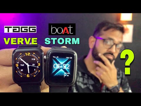 (ENGLISH) boAt Storm Smartwatch VS Tagg Verve Smartwatch - Surprised Result 😱😱