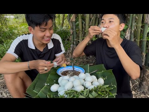 Anh Hai Rảnh TV || thử thách ăn 40 trứng hột vịt lộn quá đã