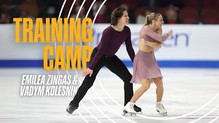 Inside US Ice Dancers Summer Camp: Emilea Zingas & Vadym Kolesnik’s in Italy ⛸️ | Ice Dance