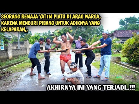 SEORANG REMAJA YATIM PIATU DI 4R'4K WARGA KARENA MENCURI PISANG UNTUK ADIKNYA YANG KELAPARAN !!