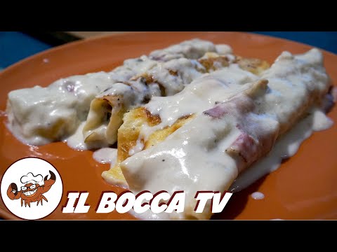 855 - Cannelloni natalizi ripieni di carciofi e pancetta, il Natale ti aspetta! (primo sfizioso)