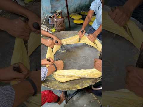 Traditional Hand Stretched Soan Papdi making in UP