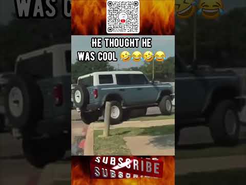 Ford Bronco turned into a mechanical bull 🤣😂