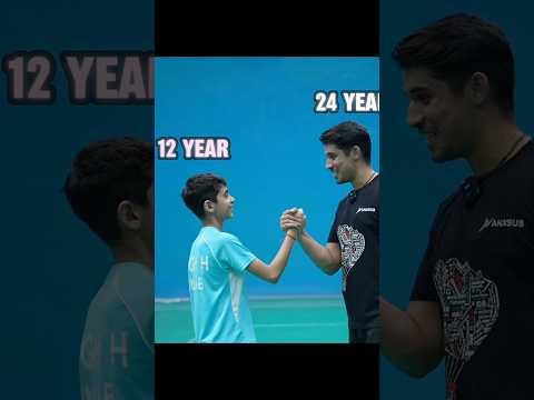 12 vs 24 year Badminton match !