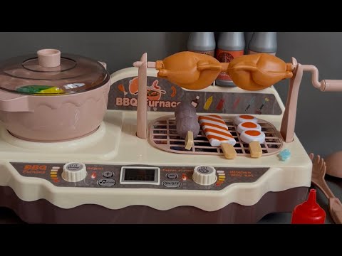 Unboxing mainan BBQ grill