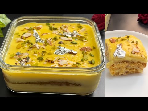 15 Minutes Dessert सिर्फ़ दो कप दूध से बनाये पूरे परिवार के लिए Instant Dessert Recipe