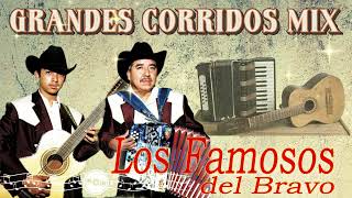 Los Famosos Del Bravo ⚡ Puros Corridos Viejitos 🎼 20 Exitos De Oro