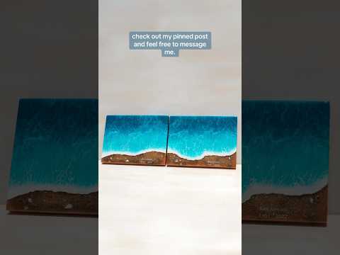 memorial for my client’s late mother🌊🩵 #artbyjennalynn#cremationart #memorialartist #grief #artist