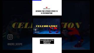 Across the spider verse is a celebration of the character. #spiderverse #acrossthespiderverse