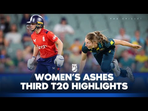 Australia v England: Women’s Ashes - Third T20 Highlights I 25/01/25 I Fox Cricket