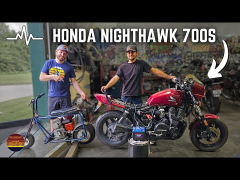 Can We Get This Honda Nighthawk 700s Running Using A Minibike?