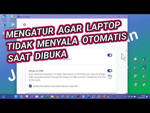 Cara Mengatur Agar Laptop Tidak Menyala Otomatis Saat Dibuka (Laptop Windows 11 Lenovo)