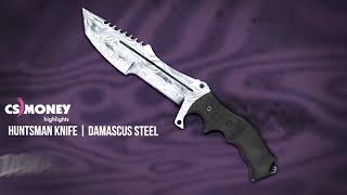 Huntsman Knife Damascus Steel Gameplay