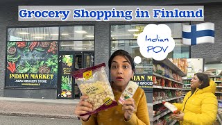 Grocery Shopping in Finland 🇫🇮 Expensive or Affordable? Life In Finland Indian POV