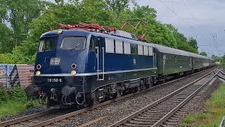 Sonderzüge, Güterzüge und Personenverkehr in Brühl am 17.05.2026