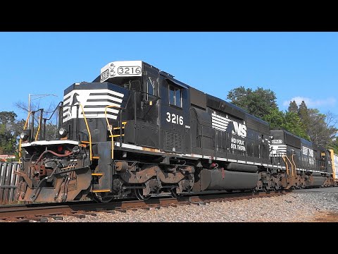 Some Nice EMD Power on Norfolk Southern Local Freight Train