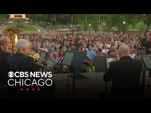 YouTube video thumbnail: Candlelight Vigil Held at Minnesota State Capitol to Honor Slain Lawmaker