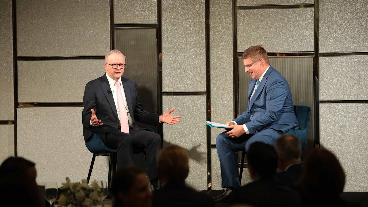 Anthony Albanese partakes in Q+A session on Australia’s economy