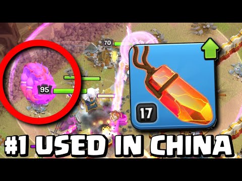 #1 CHINA TEAM uses LIFE GEM After Update & It's AMAZING (Clash of Clans)