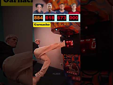Ishowspeed VS Neymar VS Mbappe VS Garnacho : Boxing Machine Challenge ???