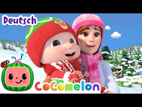 Versteckspiel im Schnee | CoComelon Deutsch | Cartoons und Kinderlieder