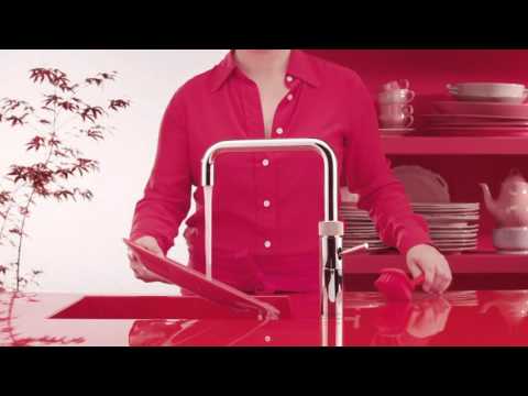 Quooker Fusion Square met COMBI+ boiler 3-in-1 kraan gunmetal