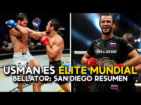 Usman Nurmagomedov DOMINA y muestra que es un TALENTO DIFERENTE | Bellator San Diego