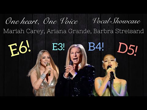 “One Heart, One Voice” VOCAL SHOWCASE (Mariah Carey, Ariana Grande, Barbra Streisand) 2025!