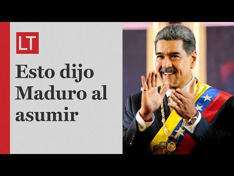 Esto dijo Nicolás Maduro al asumir un tercer mandato de Venezuela