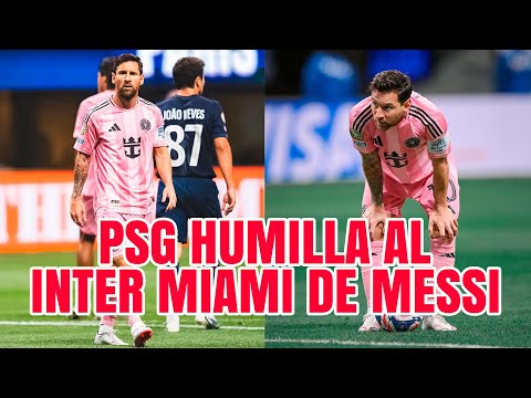 PSG HUMILLA al Inter Miami de Messi en el Mundial de Clubes